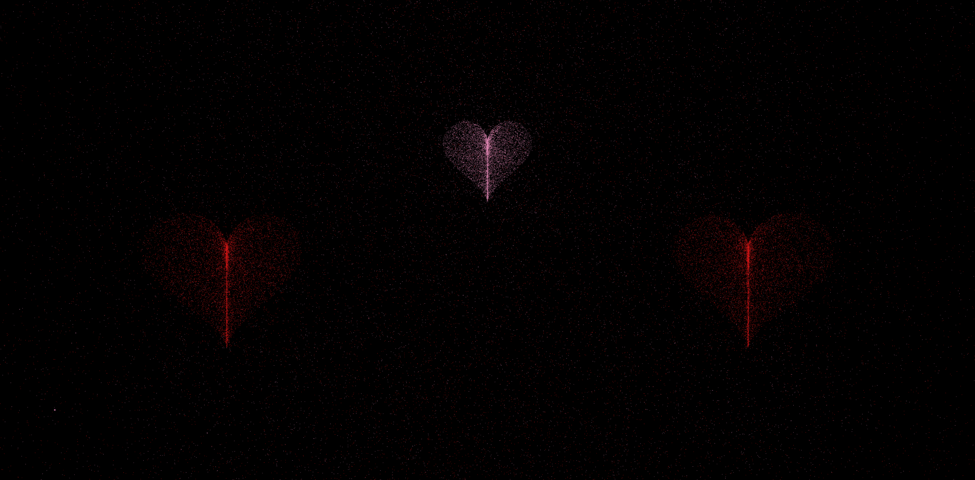 Three.js实现3D粒子爱心动画